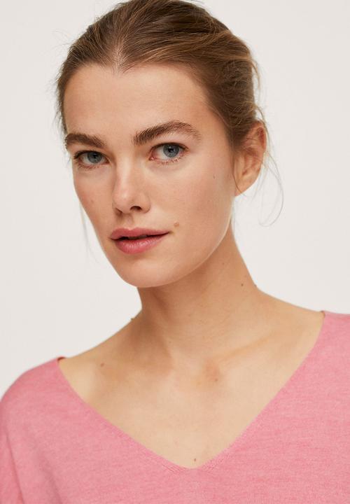MANGO - Sweater haramon - bright pink