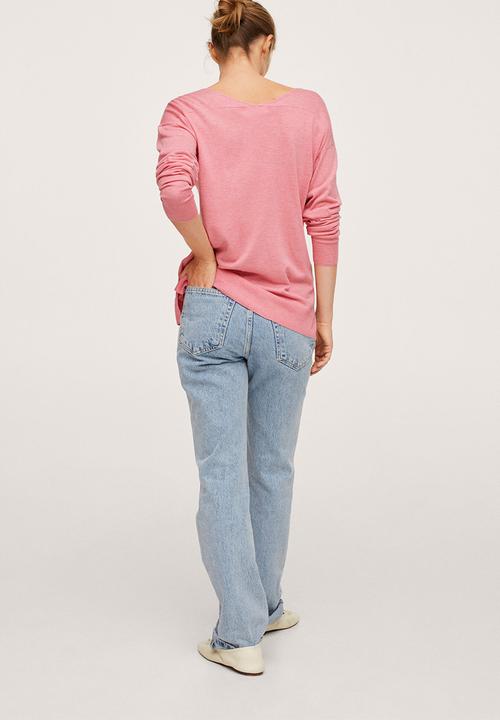 MANGO - Sweater haramon - bright pink