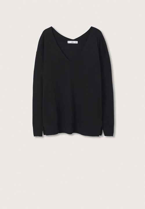 MANGO - Sweater haramon - black