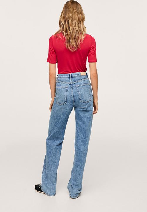 MANGO - T-shirt secondm - red