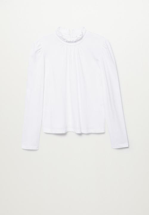 MANGO - T-shirt roca - white