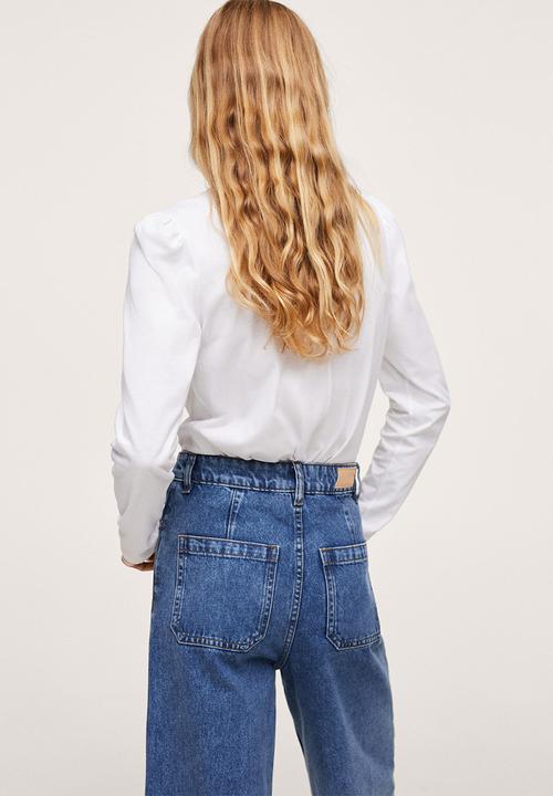 MANGO - T-shirt roca - white