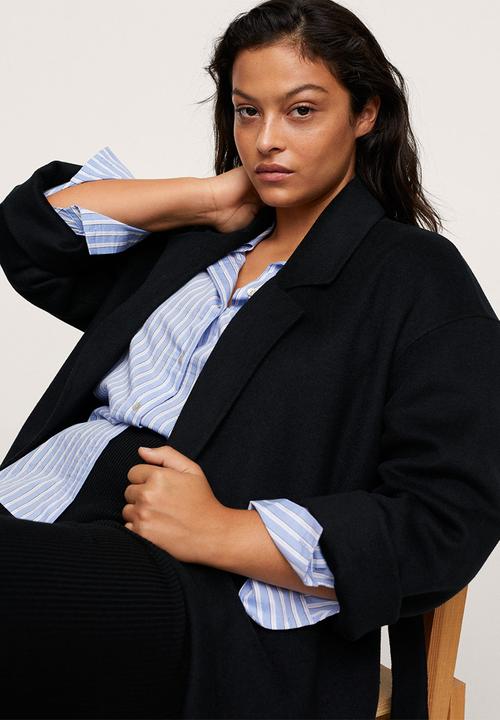 MANGO - Plus coat move - black
