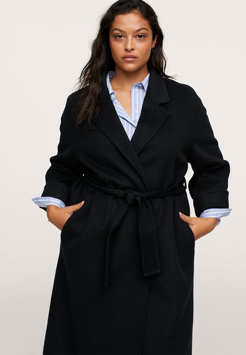 MANGO - Plus coat move - black