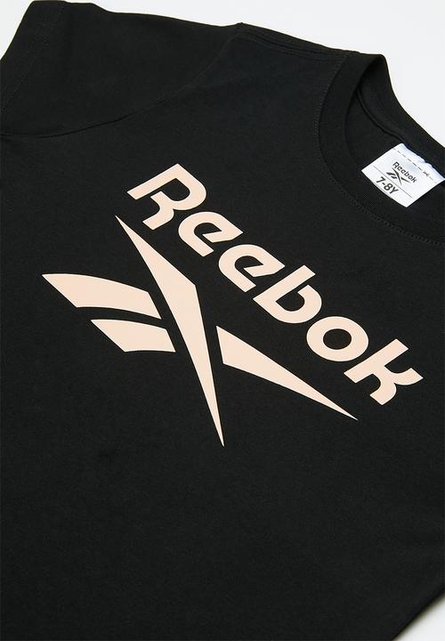 Reebok - Stacked tee - black