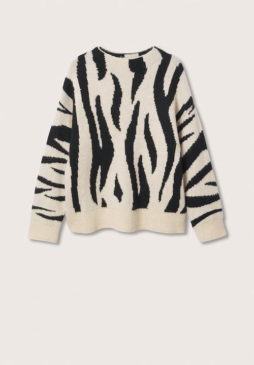 MANGO - Sweater comansi - black