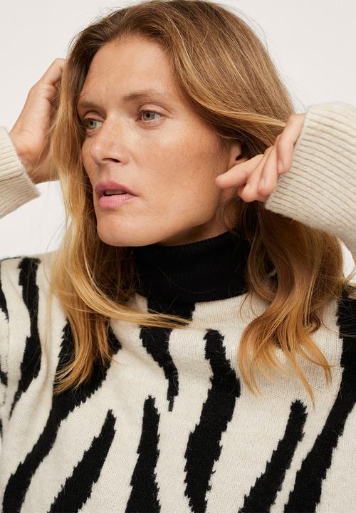 MANGO - Sweater comansi - black