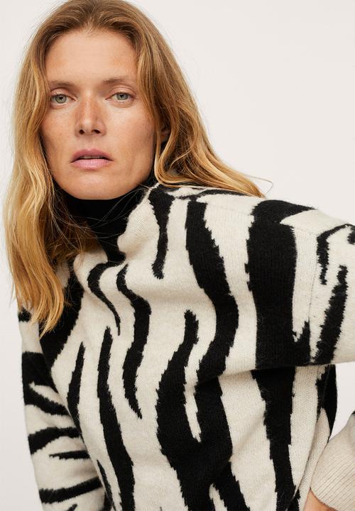 MANGO - Sweater comansi - black
