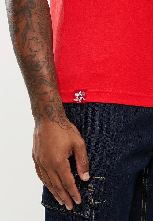 Alpha Industries - Rbf tee - red