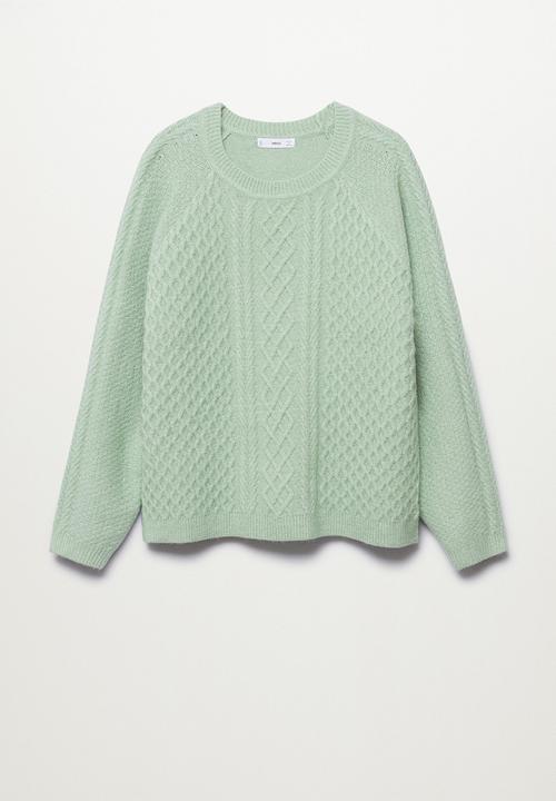 MANGO - Plus sweater luz - aqua