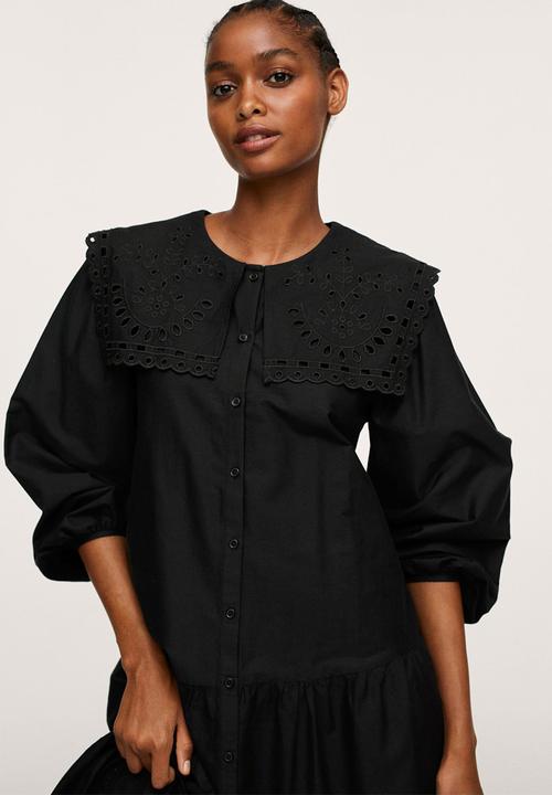 MANGO - Dress sicily - black