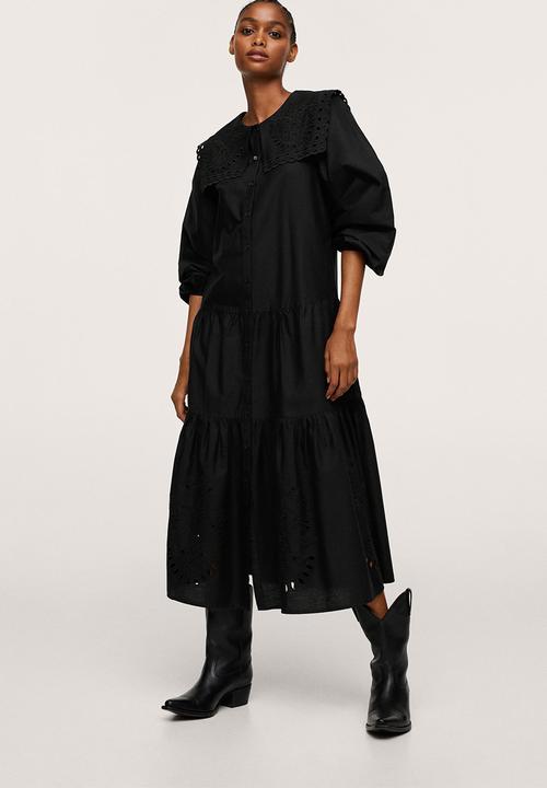 MANGO - Dress sicily - black