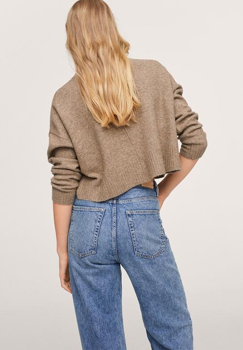 MANGO - Cardigan canada - medium brown