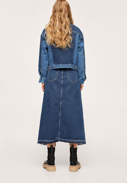 MANGO - Jacket iggy - open blue