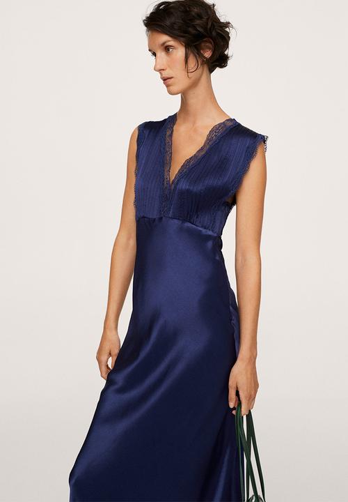 MANGO - Dress brody -  blue