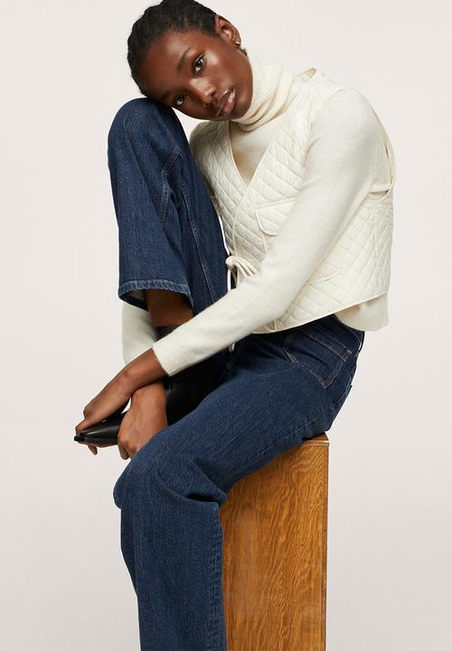 MANGO - Jeans diane - open blue