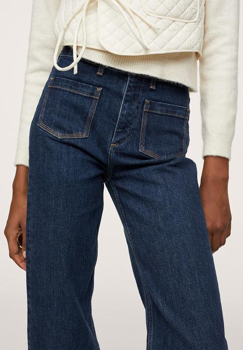 MANGO - Jeans diane - open blue