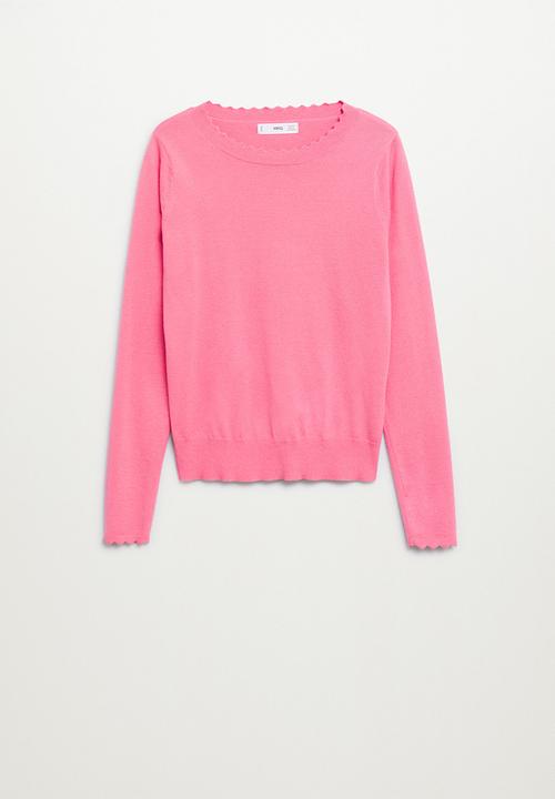 MANGO - Sweater mispia - bright pink