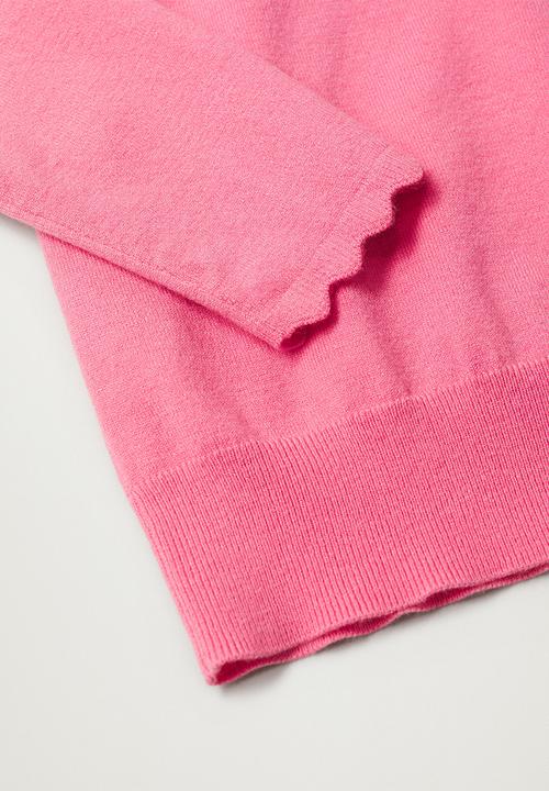 MANGO - Sweater mispia - bright pink