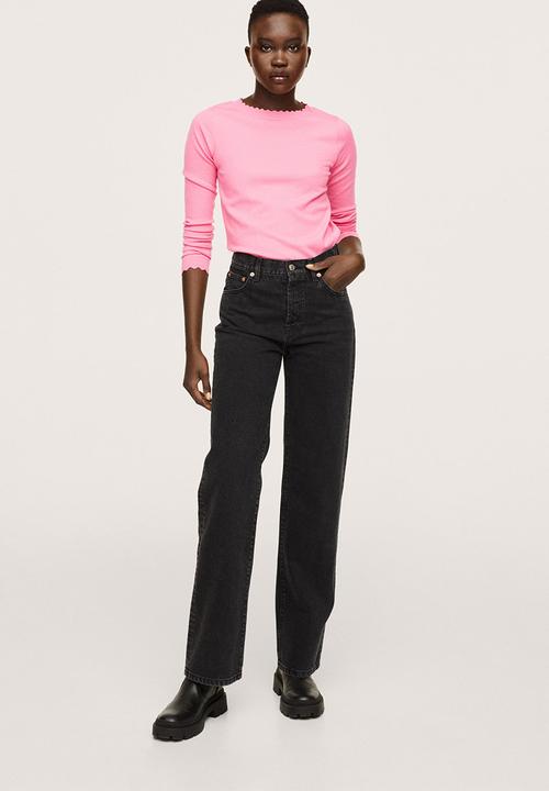 MANGO - Sweater mispia - bright pink