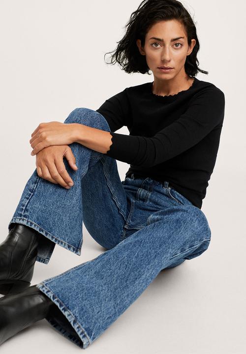 MANGO - Sweater mispia - black