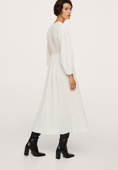 MANGO - Dress sirope - light beige