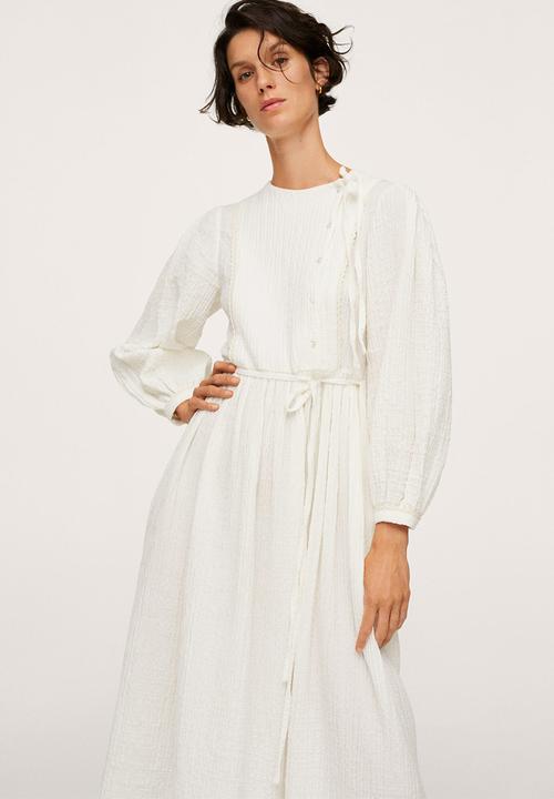 MANGO - Dress sirope - light beige