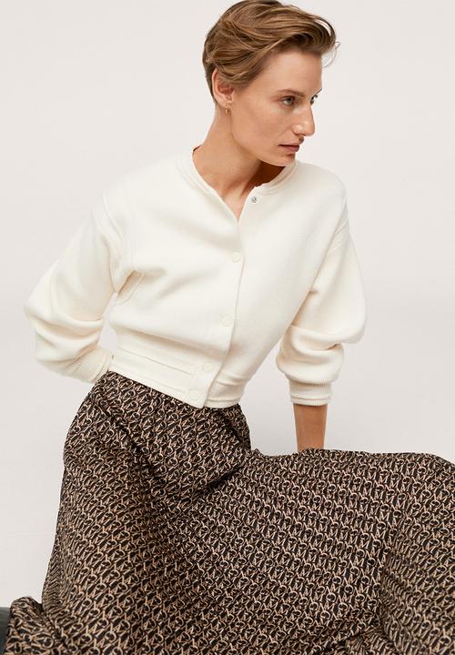 MANGO - Skirt quanti - black