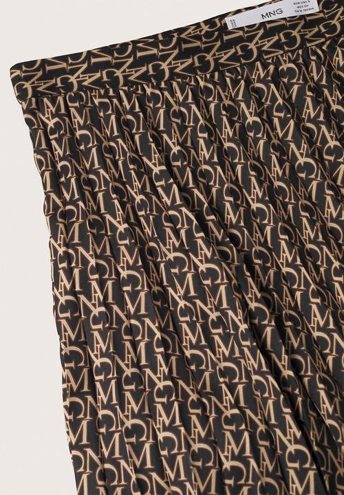 MANGO - Skirt quanti - black