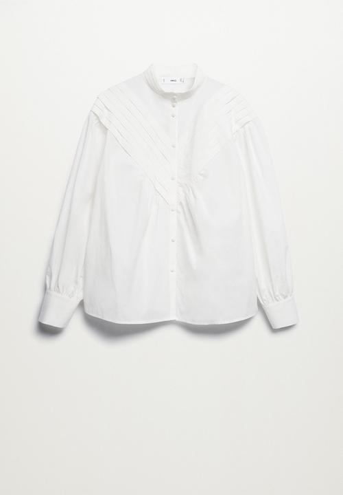 MANGO - Blouse scarlet - natural