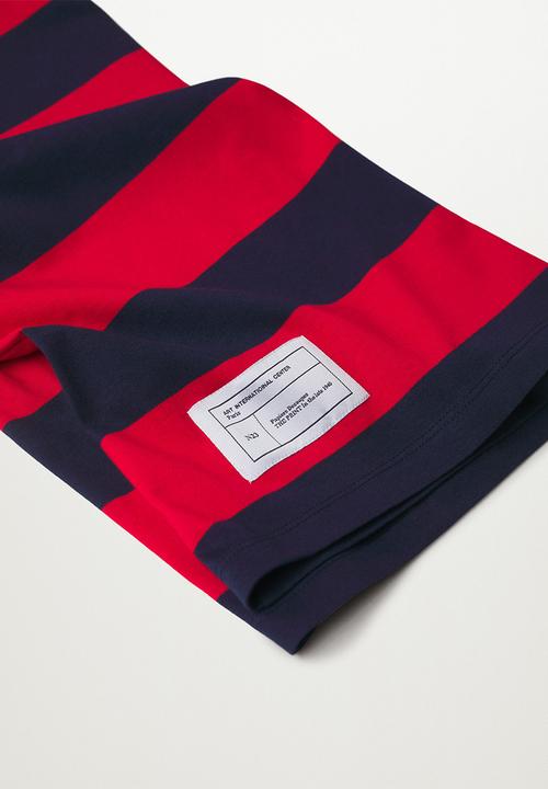 MANGO - T-shirt pstbut - navy