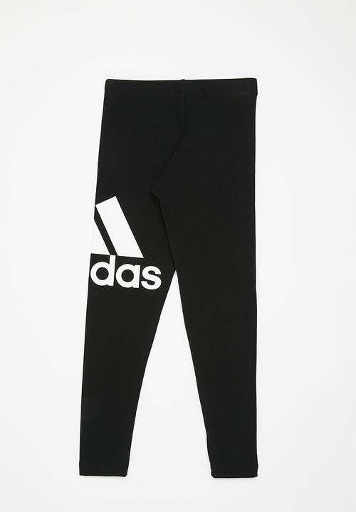 adidas Performance - Y g bl leggings - black/white
