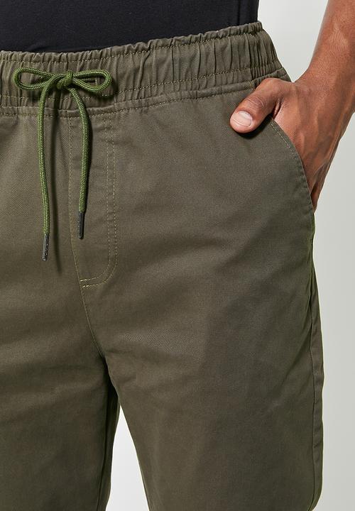 Superbalist - Blaze slim jogger - military green