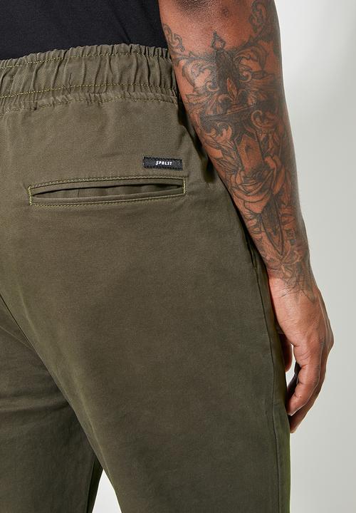 Superbalist - Blaze slim jogger - military green