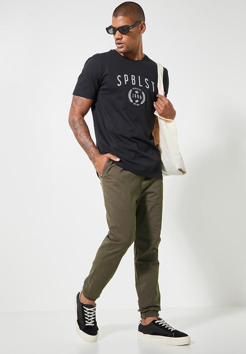 Superbalist - Blaze slim jogger - military green