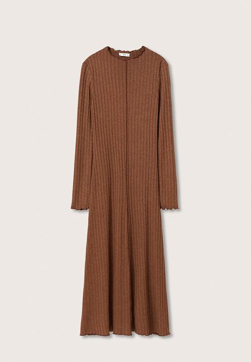 MANGO - Dress natasha - brown