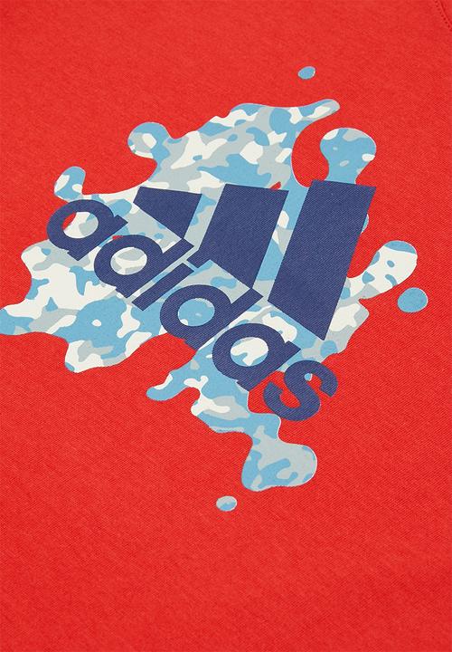 adidas Performance - Gfx short sleeve tee 2 - red