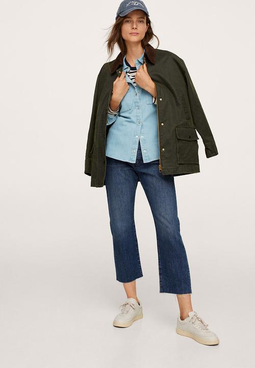 MANGO - Shirt julie - open blue