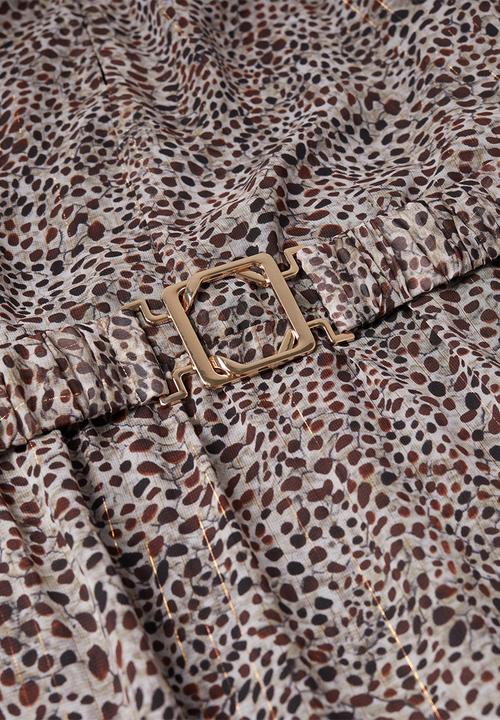 MANGO - Plus dress august - brown