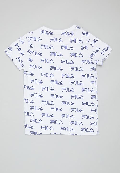 FILA - Amoro aop T-shirt - white