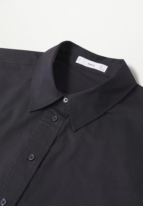 MANGO - Shirt lalong - black