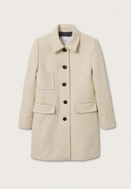 MANGO - Coat brigitte - light beige