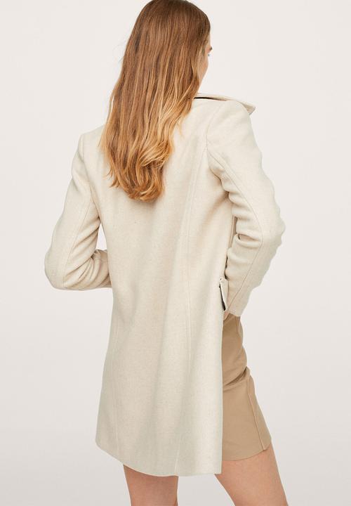 MANGO - Coat brigitte - light beige