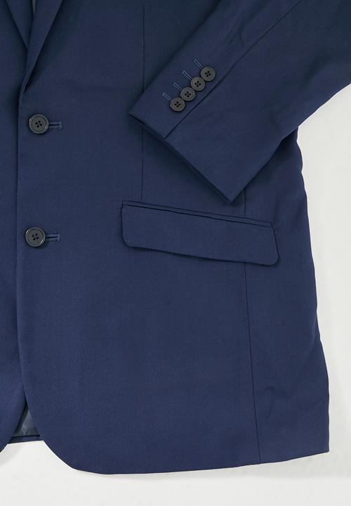 Superbalist - Soho slim fit 2-button single vent blazer - navy