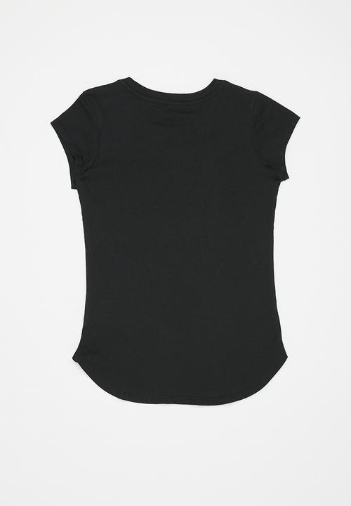 Converse - Cnvg digi leopard sneaker fill tee - black