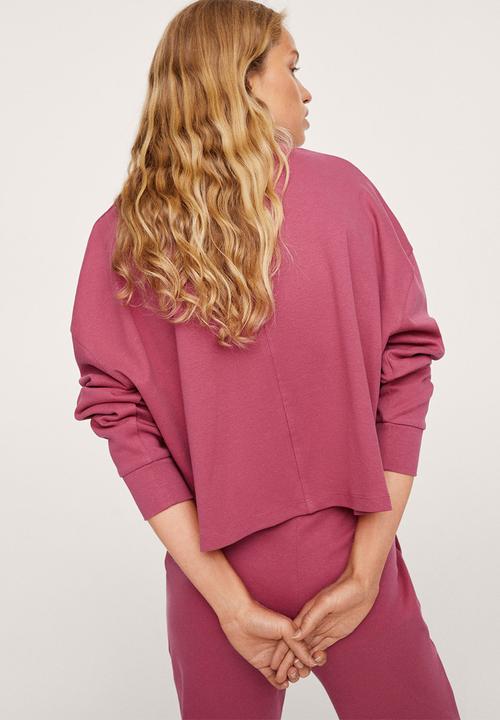 MANGO - Sweatshirt splong - medium red