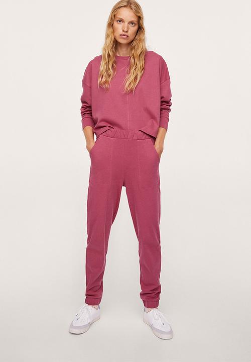 MANGO - Sweatshirt splong - medium red