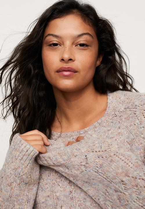 MANGO - Plus sweater axel - light pastel pink