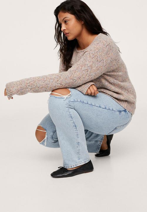 MANGO - Plus sweater axel - light pastel pink