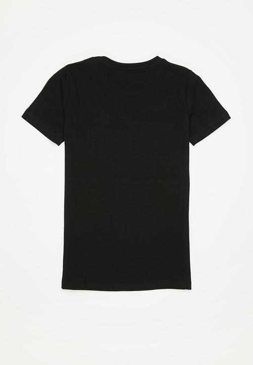 Rebel Republic - Among us colour block T-shirt - red